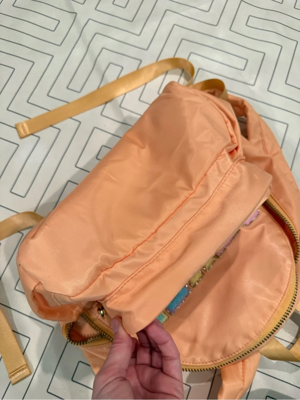 Stoney Clover Lane orange zip